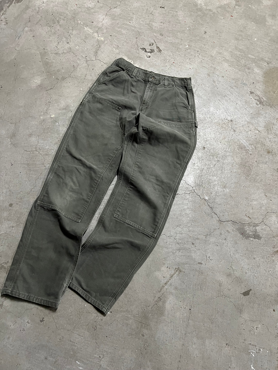 #MA08 古着 Carhartt/カーハート/ Duck Painter Pants/ダック地 ペインターパンツ/ワークパンツ/実寸サイズ32/31