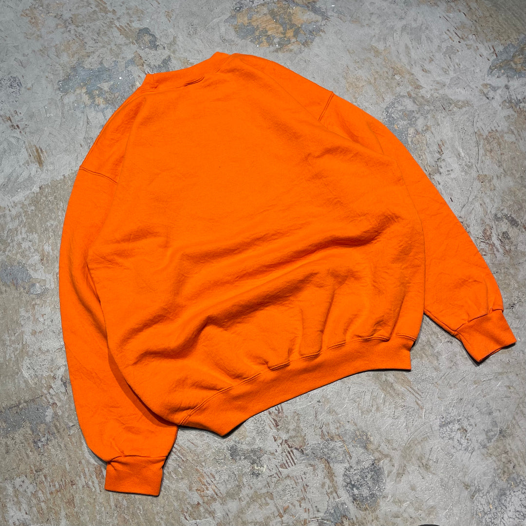 #4112 古着 Unknow/Crew Neck Sweat Shirt/クルーネックスウェット/ACCO/企業系/サイズL