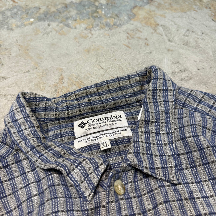 Used clothing Columbia/ Columbia/ Short sleeve shirt/ Checkered pattern/ Size XL