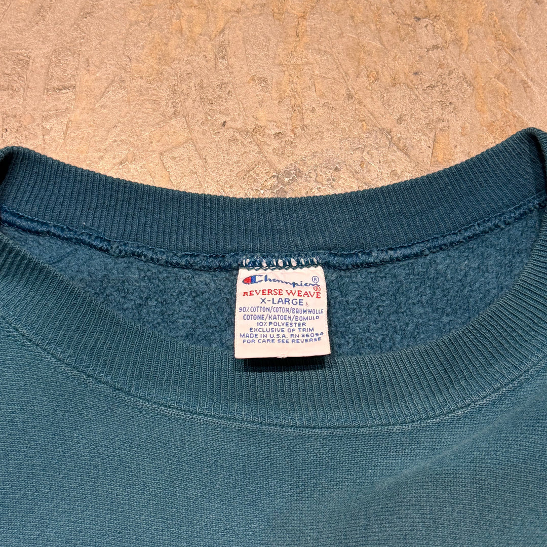 古着 USA製 90's Champion/ チャンピオン/リバースウィーブ/ クルーネックスウェット/ 目あり/サイズXL