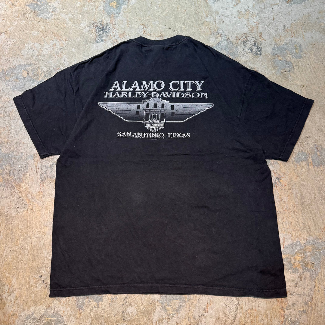 古着 USA製 Harley-Davidson/ハーレーダビッドソン/ プリントTシャツ/ サイズXL