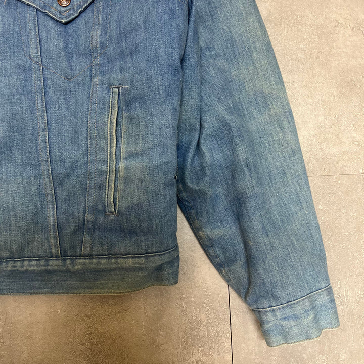 #K1831 古着 70's/Levi's/リーバイス/Denim boa jacket/デニムボアジャケット/MADE IN USA サイズM相当