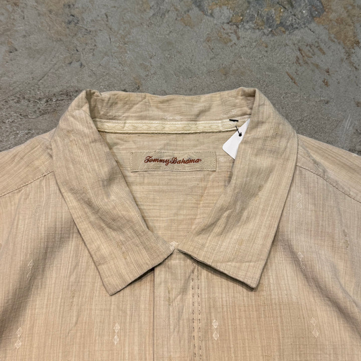 古着 USAVINTAGE/ シルク半袖シャツ/ 無地/ サイズXL