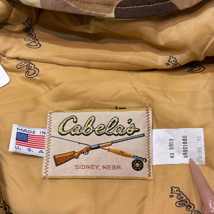 古着 90's /USA製/Cabelas/カベラス/ジップアップ/ハンティングジャケット/ダックハンターカモ柄/ サイズXL