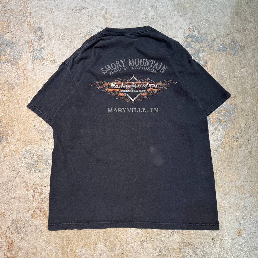 古着 USA製 Harley-Davidson/ハーレーダビッドソン/ プリントTシャツ/ サイズXL