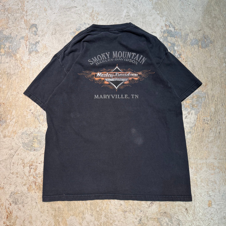 古着 USA製 Harley-Davidson/ハーレーダビッドソン/ プリントTシャツ/ サイズXL