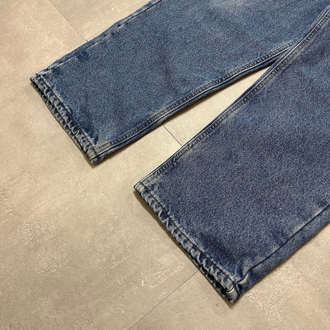 #1751 Old clothes Carhartt / Denim Pants / Jeans / Relaxed Fit / Checkered lining / Size 40×30