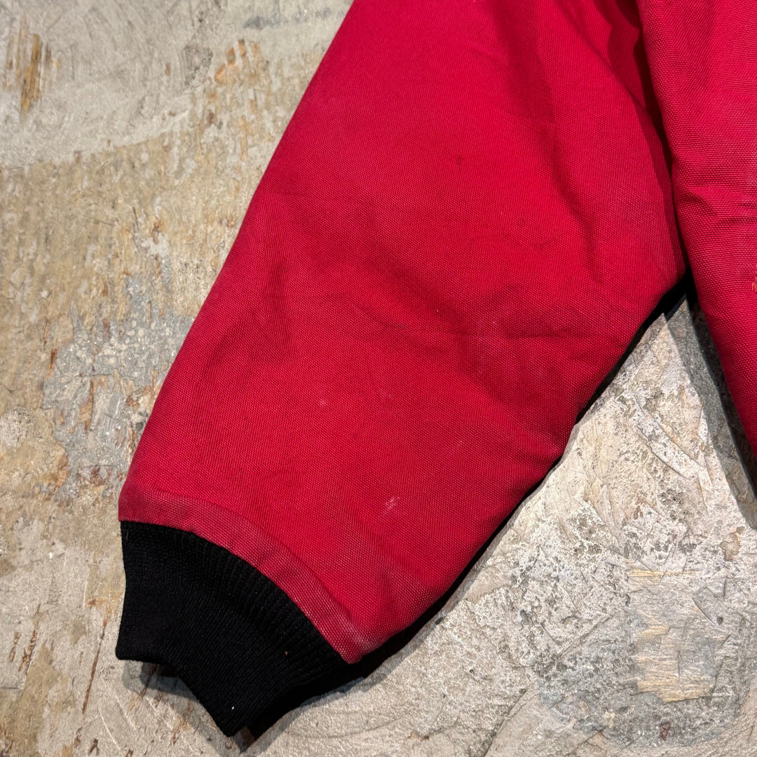 旧衣服Carhartt/汽车心/圣达菲夹克/鸭面料/衬里绗缝/企业标志/衣领灯芯绒/尺寸XL