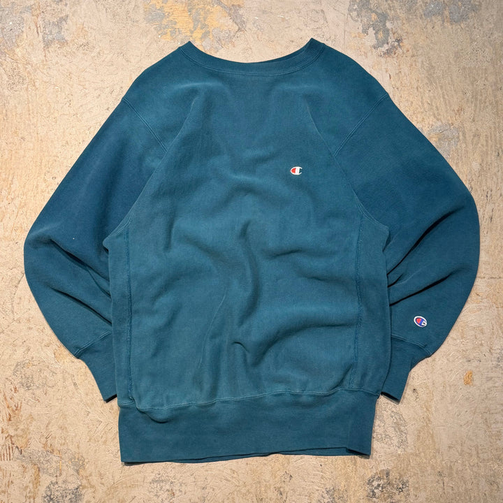 古着 USA製 90's Champion/ チャンピオン/リバースウィーブ/ クルーネックスウェット/ 目あり/サイズXL