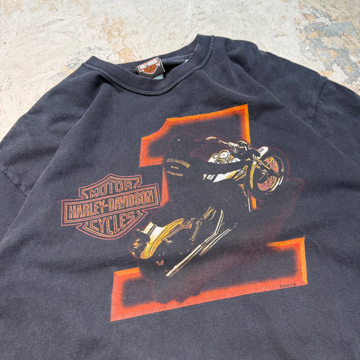 古着 USA製 Harley-Davidson/ハーレーダビッドソン/ プリントTシャツ/ サイズXL