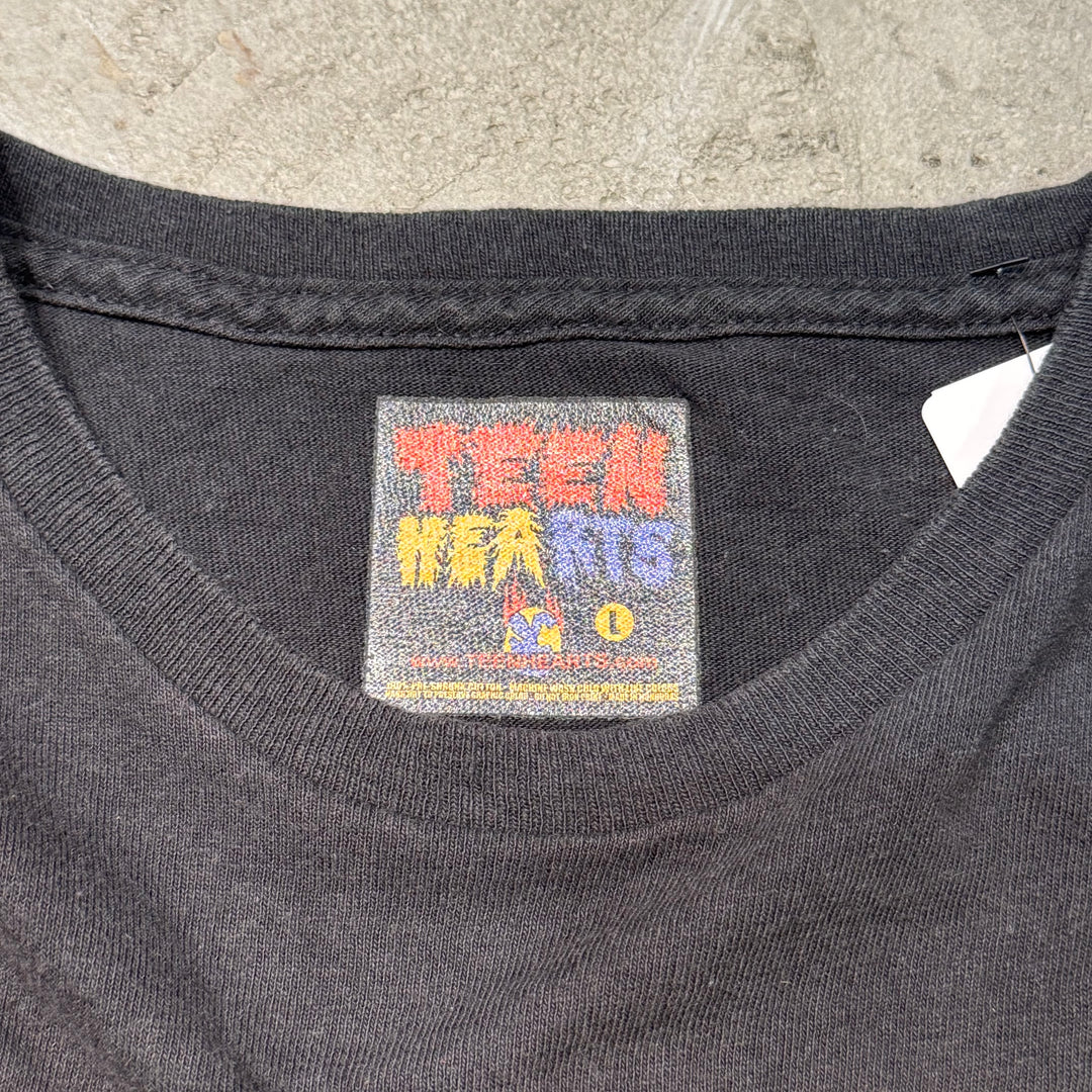 古着 USAVINTAGE/ プリントTシャツ/ スケルトン/ サイズL