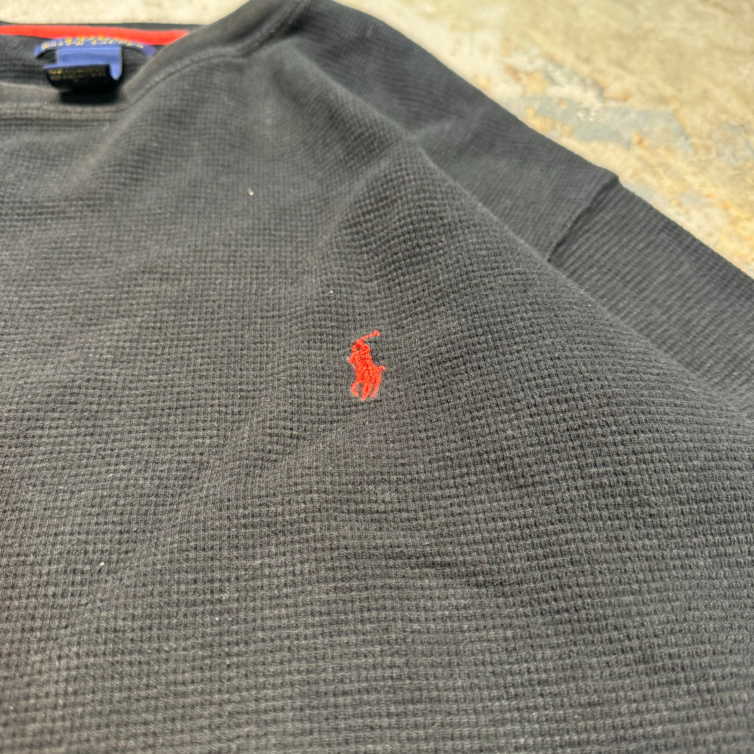 중고 의류 Polo Ralph Lauren/Polo Ralph Lauren/Crew Neck Waffle Long Sleeve T-Shirt/Size XL
