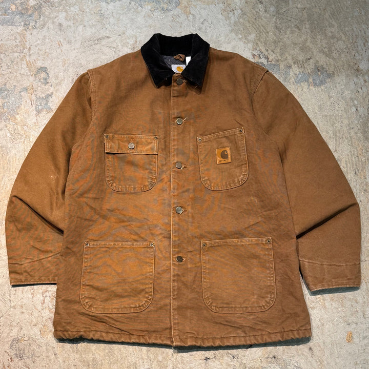 古着 carhartt/ カーハート/ ミシガンチョアコート/ ダック地/ 裏地ブランケット/ サイズM