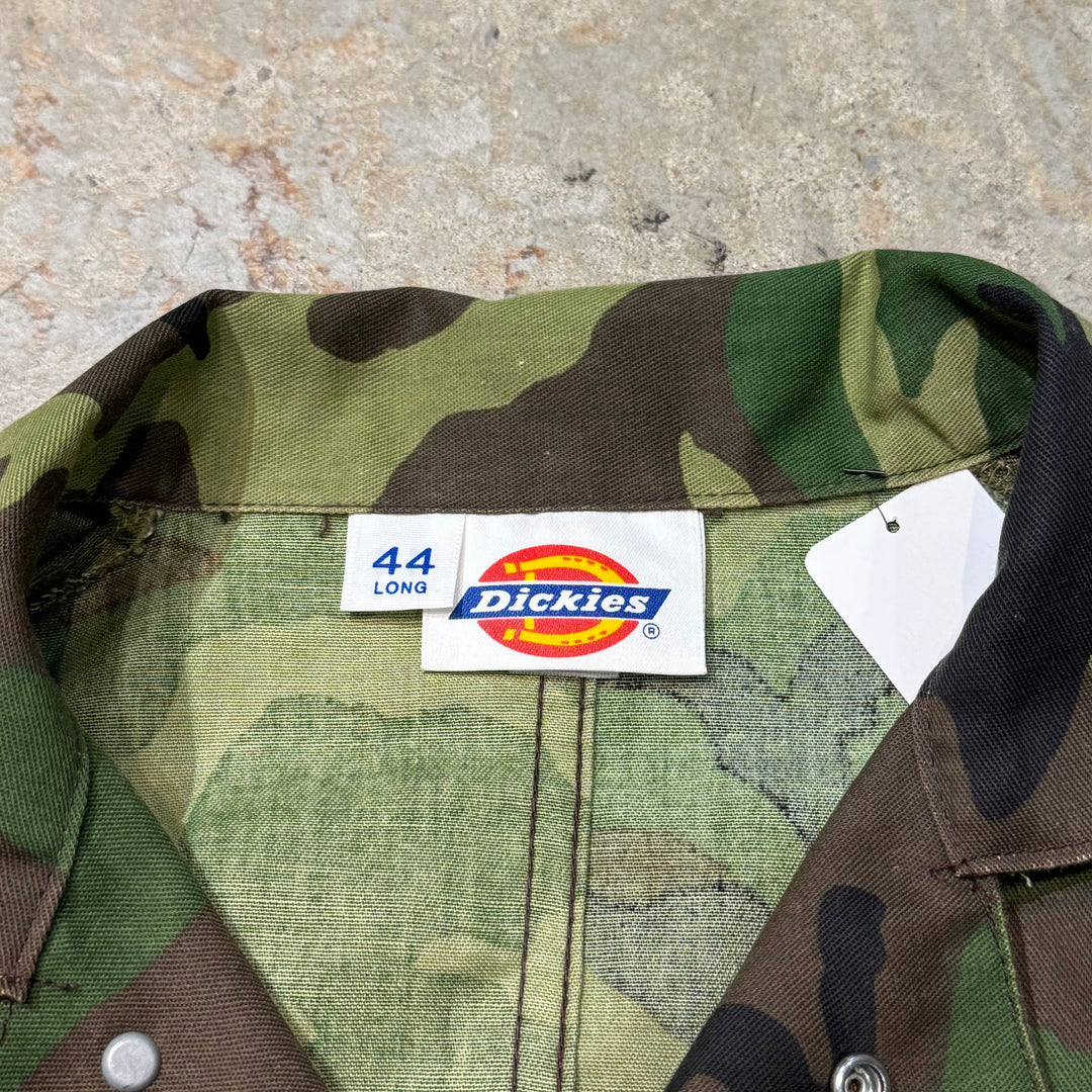 빈티지 Dickies/ Dickies/ Jumpsuit/ Connecting/ Woodland Camo Pattern/ Size XL에 해당합니다.