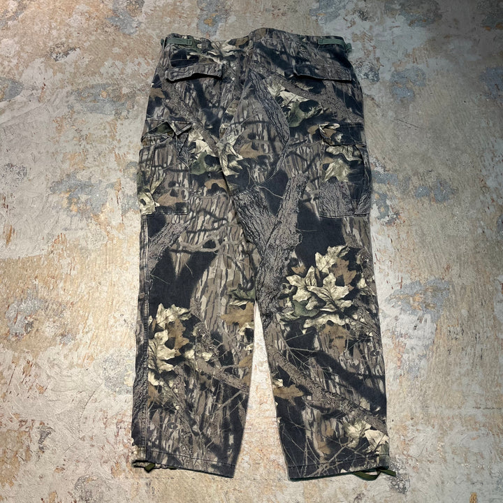 #4503 古着 unknow/real tree work Pants/リアルツリーワークパンツ/リアルツリー柄/裏地付き/サイズXL-REGULAR