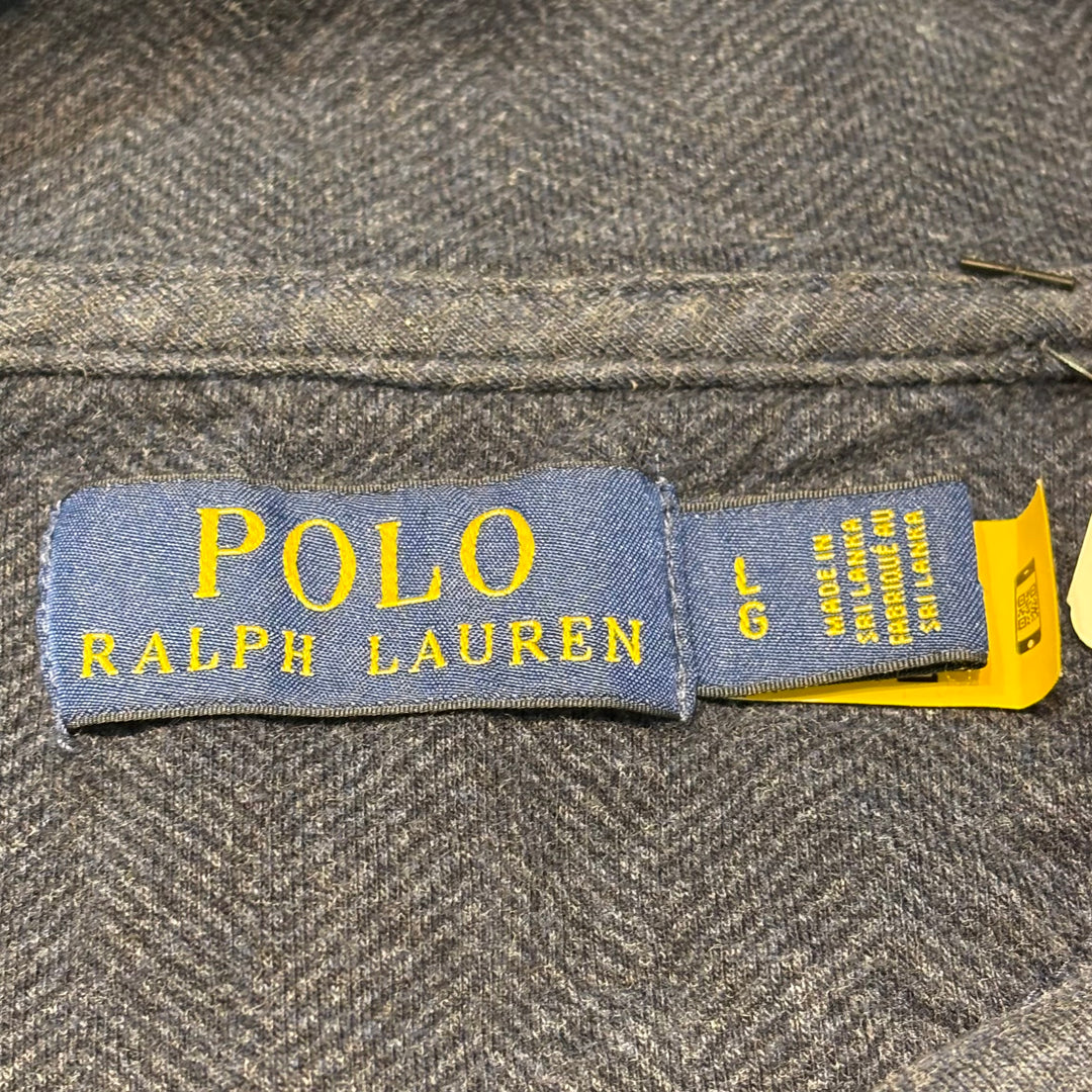 古着 POLO by Ralph Lauren/ ポロラルフローレン/ ハーフジップニットセーター/ サイズL