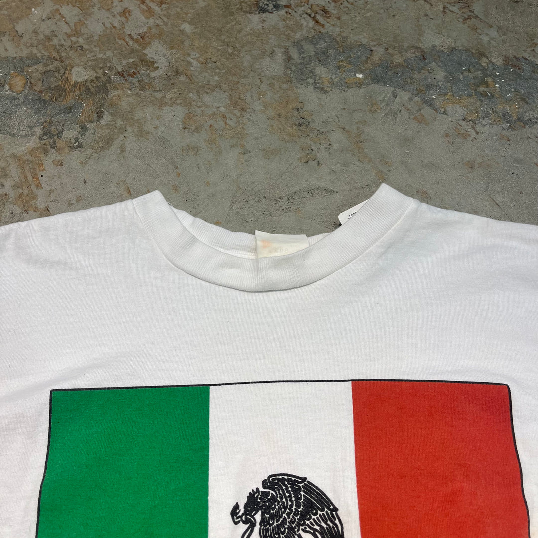 古着 MEXICO/メキシコ/ヴィンテージ シングルステッチ プリントTシャツ/サイズXL相当