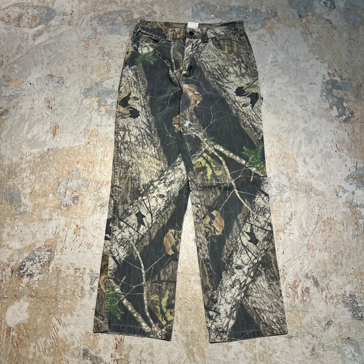 #4502 古着 unknow/real tree work Pants/リアルツリーワークパンツ/リアルツリー柄/サイズW30×32