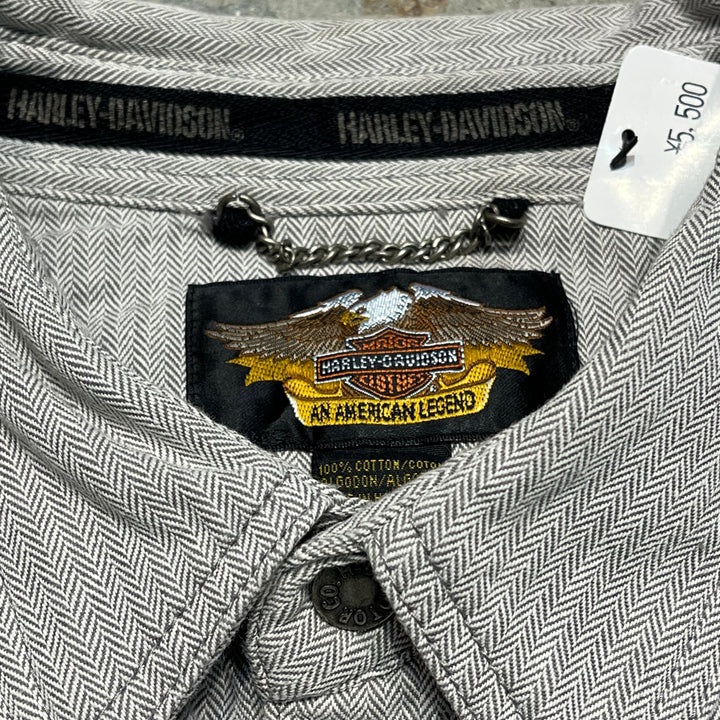 #4316 Harley-Davidson ハーレーダビッドソン L/S Work Shirts/ワークシャツ/サイズXL