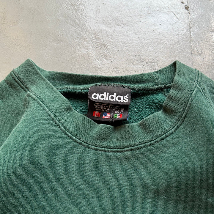 古着 USA製 90's adidas/ アディダス/ クルーネックスウェット/ サイズXL