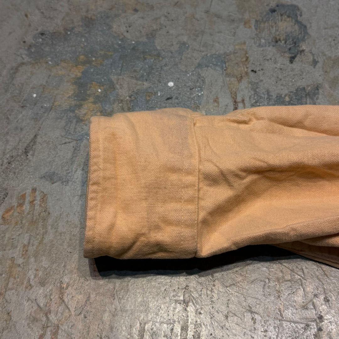 古着 USA製 80's~90's  L.L.Bean/エルエルビーン/無地/長袖シャツ/サイズL相当