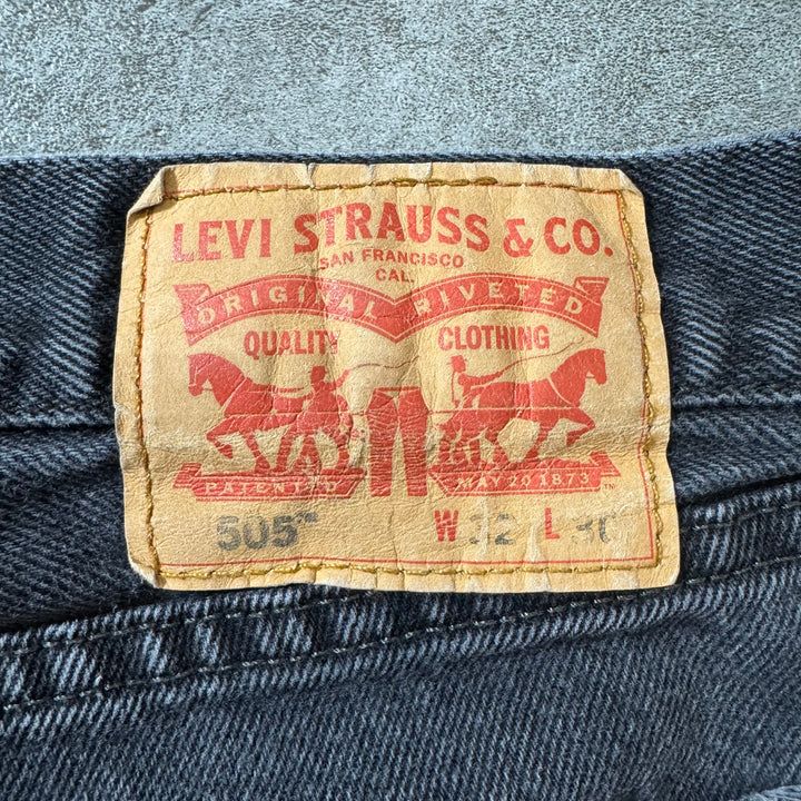 古着 Levi's/ リーバイス/ ブラックデニムパンツ/ 505/ 実寸サイズ31×28