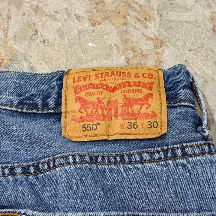 旧衣服Levi's/李维斯/牛仔裤/ 550/实际尺寸33×27