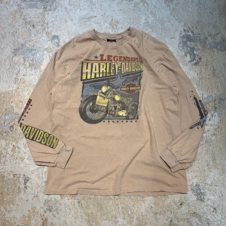 古着 Harley-Davidson/ハーレーダビッドソン/ プリントロングTシャツ/ XL