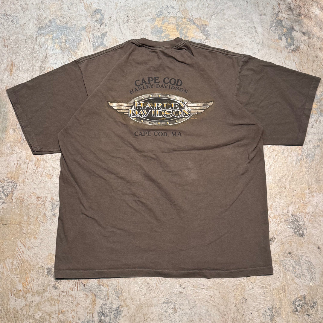 古着 USA製 00's Harley-Davidson/ハーレーダビッドソン/ プリントTシャツ/ サイズ2XL