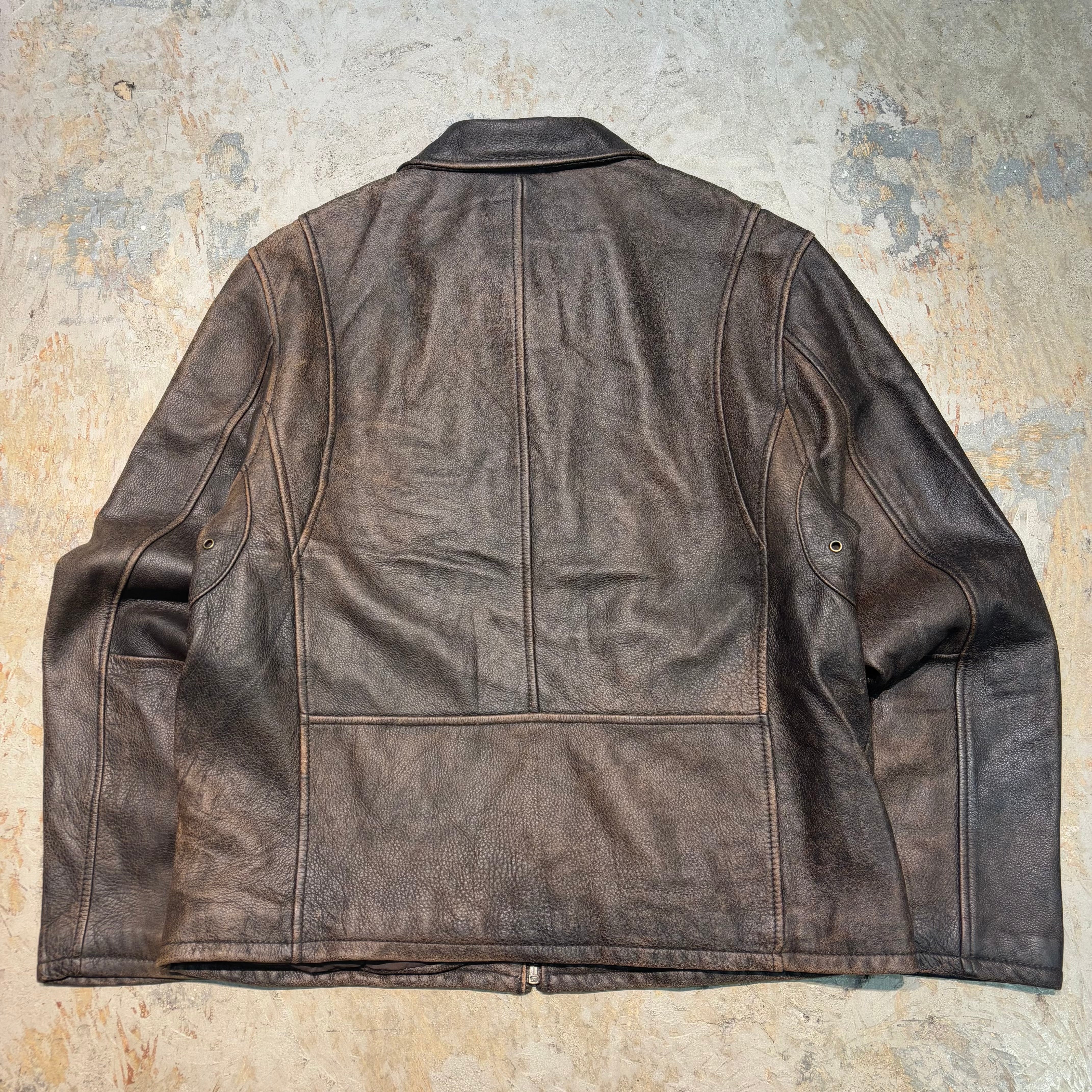 希少　リーバイス　本革　レザージャケット　L ビンテージ　革ジャン　短丈　古着 Levi's - 美品 LVC リーバイス Levi's ジャケット レザー