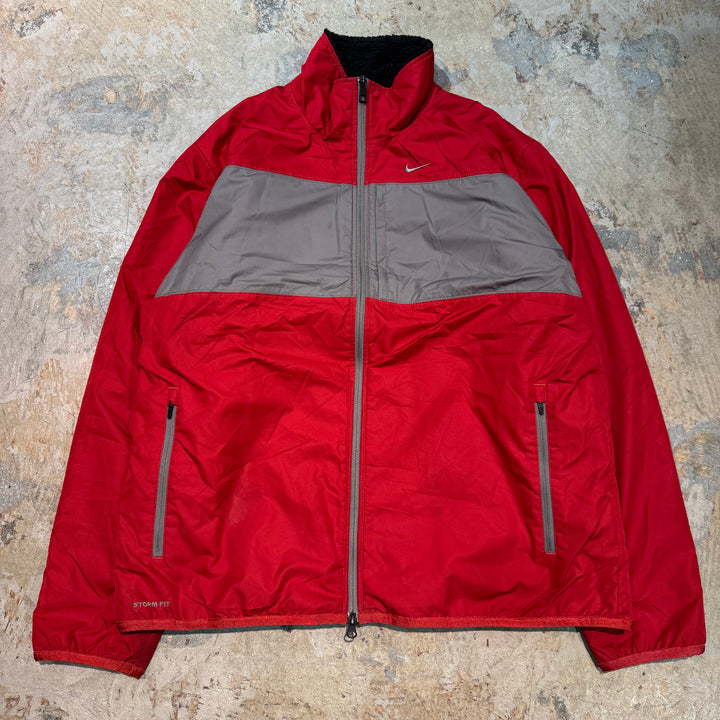 古着 NIKE/ ナイキ/ ナイロンジャケット/ スウォッシュロゴ/ 裏地ボア/ サイズXL