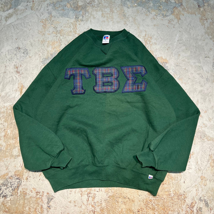 #3642 古着 Russell/ラッセル/Crew Neck Sweat Shirts/クルーネックスウェット/MADE IN USA/カレッジロゴ/TBE/サイズXL