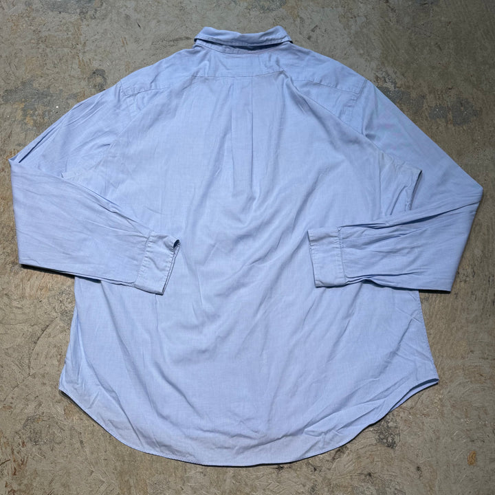 古着 POLO by Ralph Lauren/ ラルフ ローレン/ ボタンダウン長袖シャツ/ 無地/ サイズXL