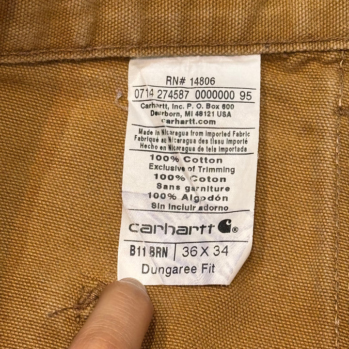 古着 Carhartt/カーハート/ダック地ペインターパンツ/実寸サイズ35×30