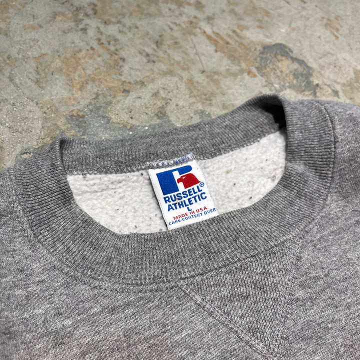 #3796 古着 Russell/ラッセル/Crew Neck Sweat Shirts/クルースウェット/HEALDSBURG GREYHOUNDS/MADE IN U.S.A/サイズL