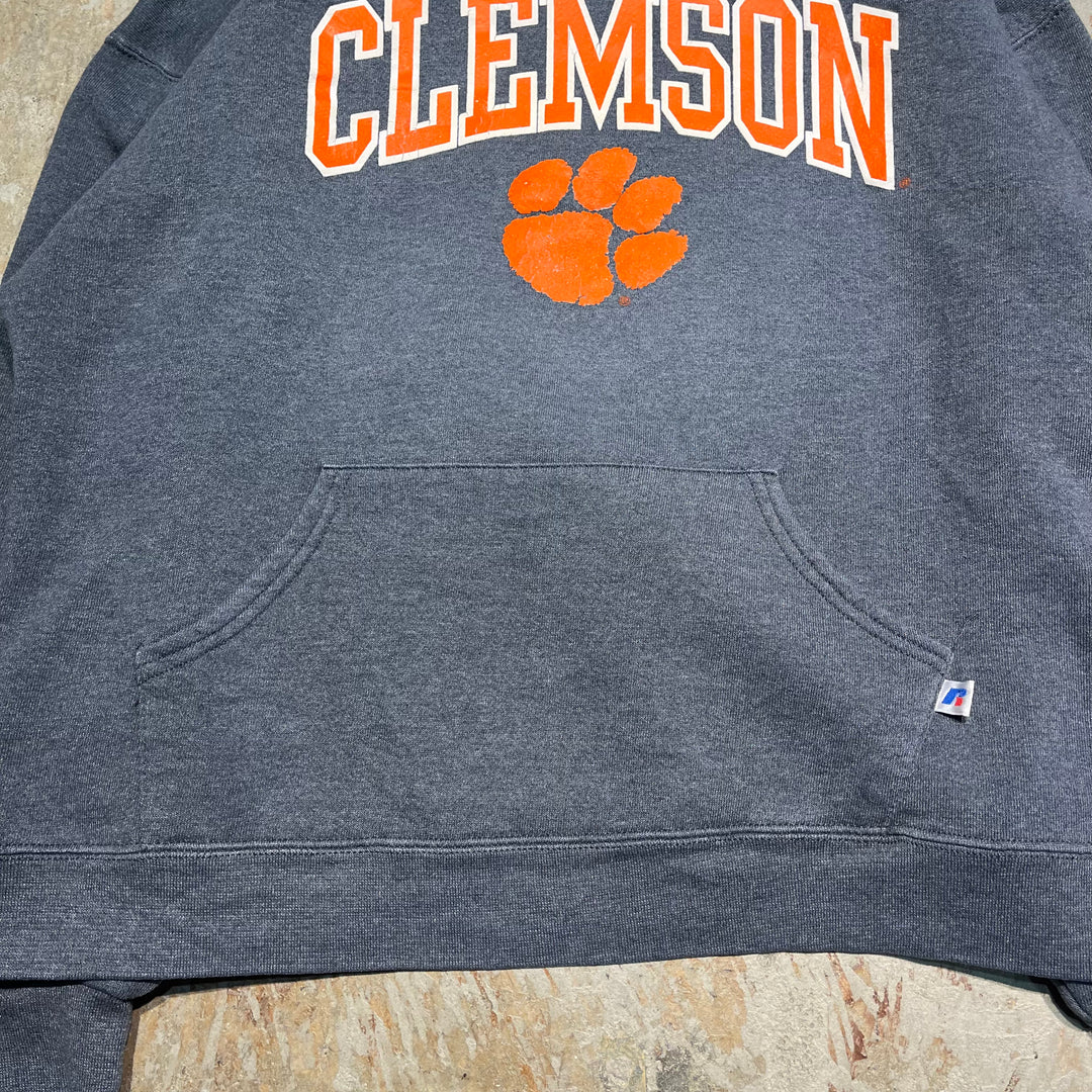 #1937 Old clothes RUSSELL ATHLETIC / Pull Over Hoody / Pullover hoodie / College logo / Size XL