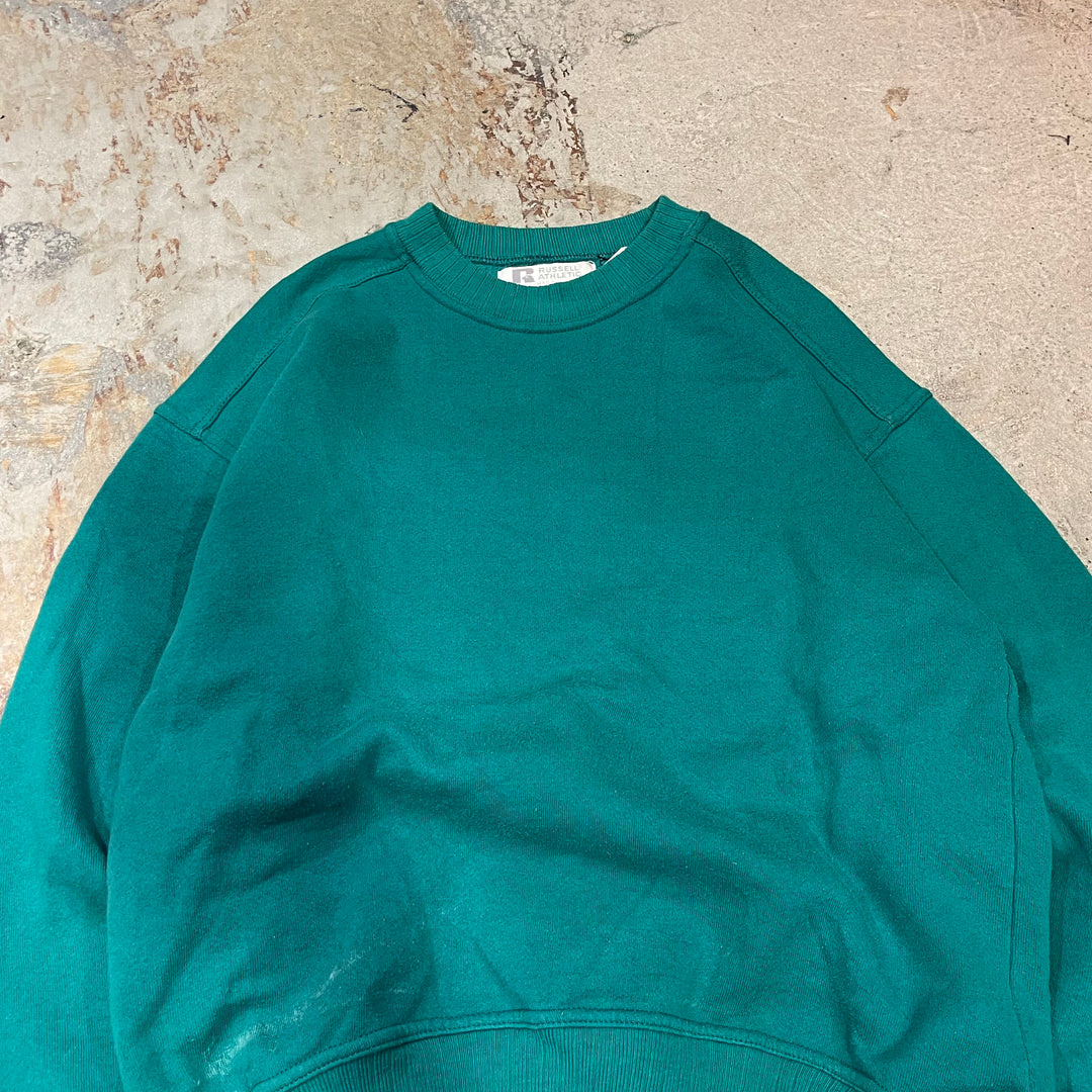 #3529 古着/Russell/ラッセル/Crewneck sweat/クルーネックスウェット/ブランクスウェット/無地/MADE IN U.S.A/サイズM