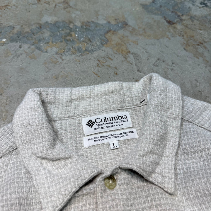 Used clothing Columbia/ Columbia/ Short sleeve shirt/ Checkered pattern/ Size L