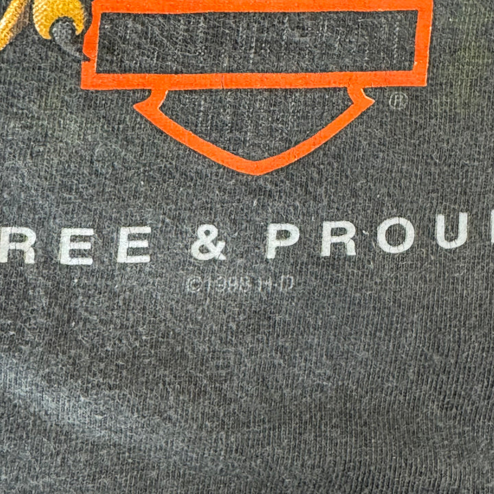 古着 USA製 90's Harley-Davidson ハーレーダビッドソン プリントTシャツ サイズL