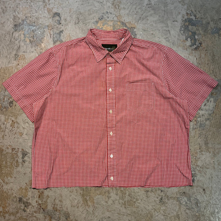 古着 EDDIE BAUER/ エディバウアー/ 半袖シャツ/ チェック柄/ サイズXL