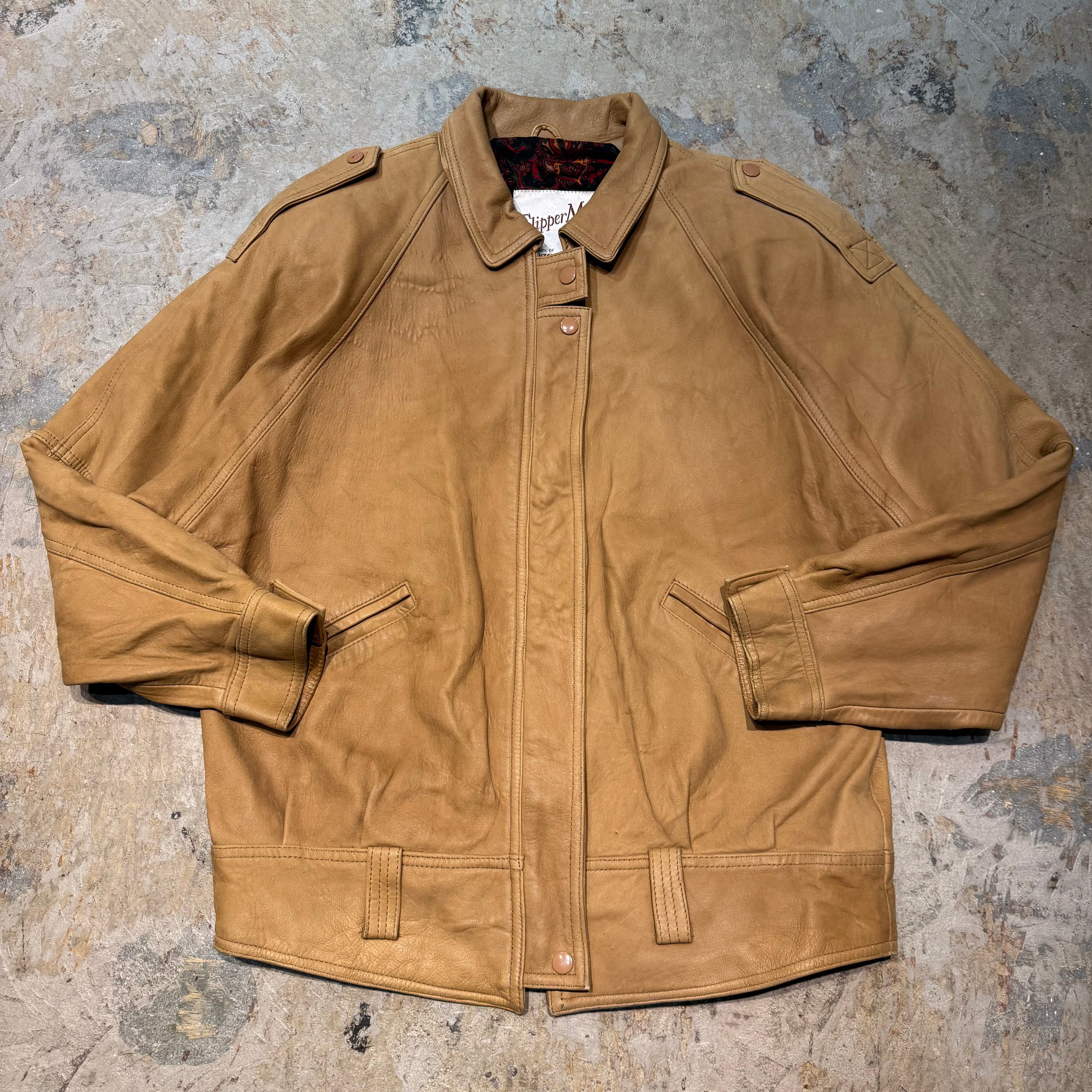   Jeans レザージャケット Mサイズ　牛革　古着 古着 YAMAHA/ フルジップレザージャケット/サイズL – MUJIN