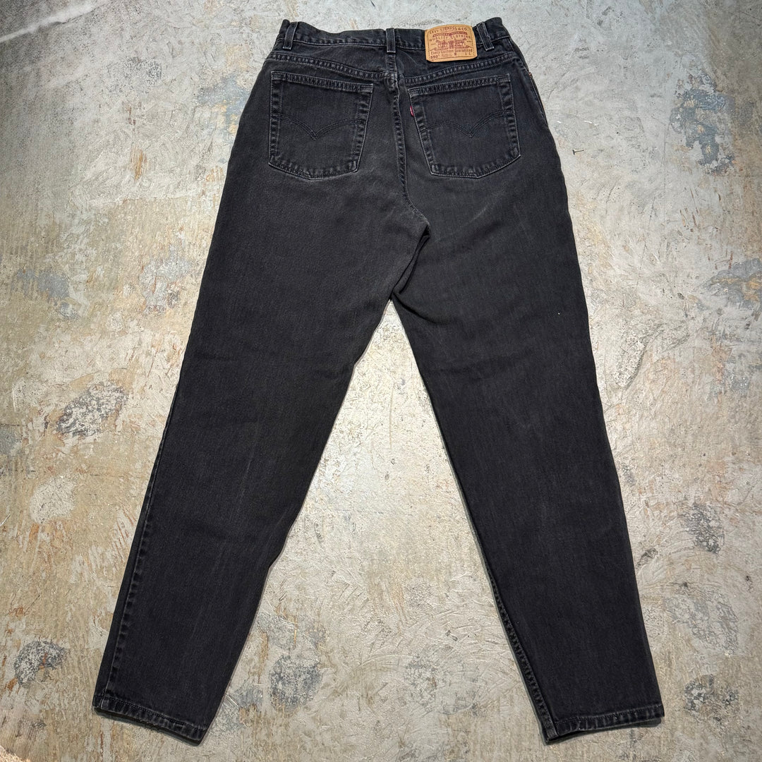 古着 Levi's/ リーバイス/ ブラックデニムパンツ/ 550/ 実寸サイズ30×31