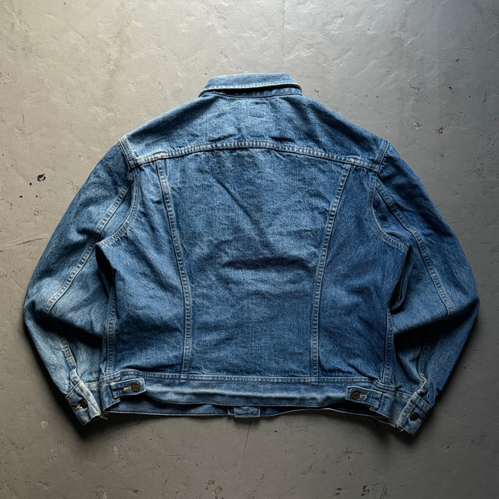 古着 USA製 80's Lee/リー/デニムジャケット/Gジャン/サイズL相当