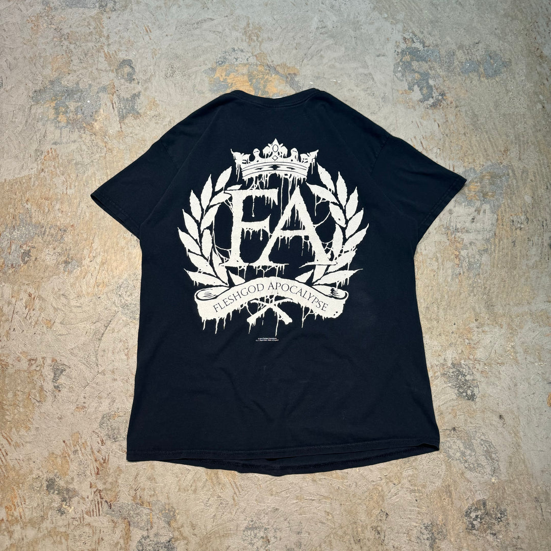 古着 FLESHGOD APOCALYPSE THE FOOL/ フレッシュゴッド・アポカリプス/ アーティストTシャツ/サイズL