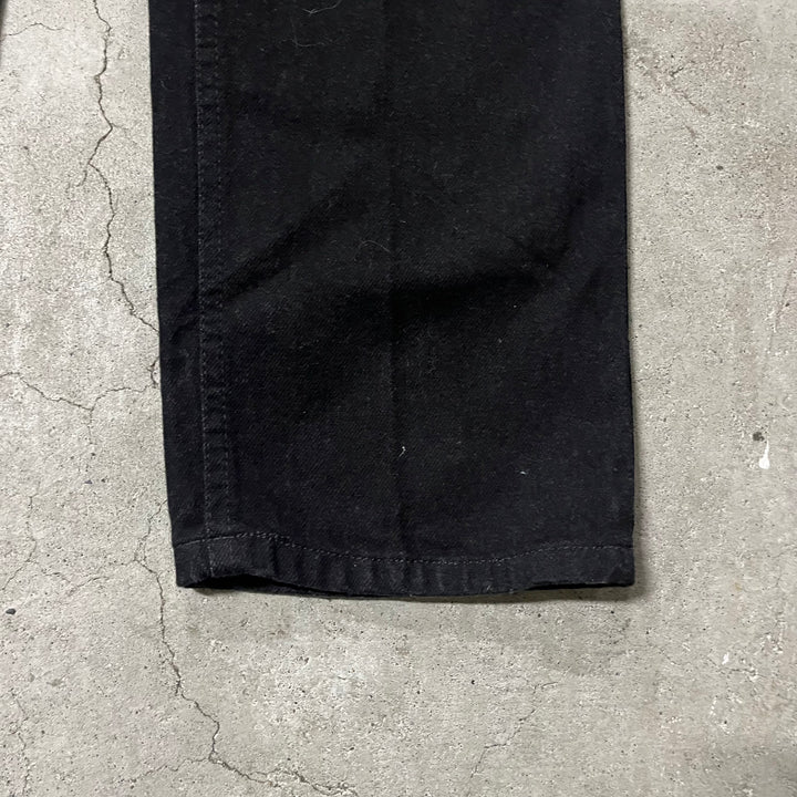 #4200 古着　Lee/リー/Black Denim Pants/ブラックデニムパンツ/サイズ33×32