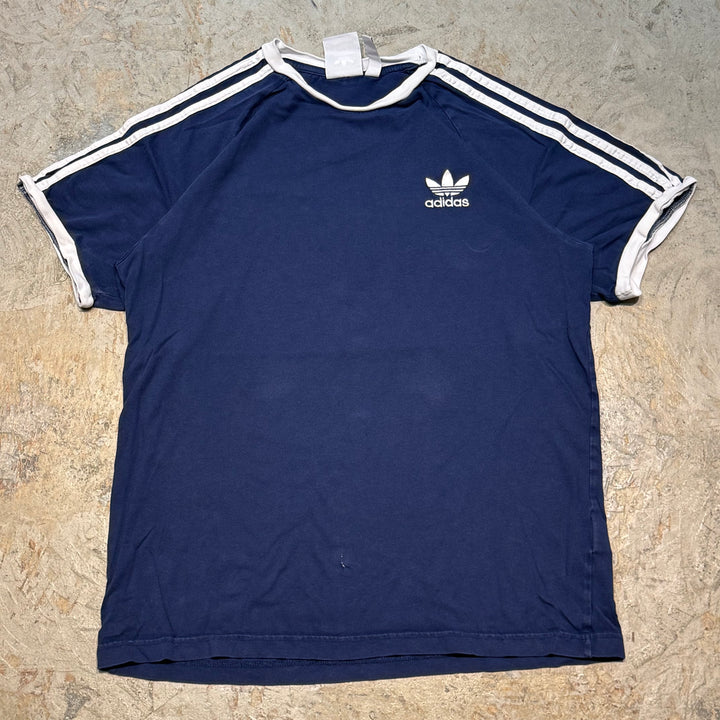 古着 adidas/ アディダス/ プリントTシャツ/ トレフォイルロゴ/ 刺繍/ サイズM