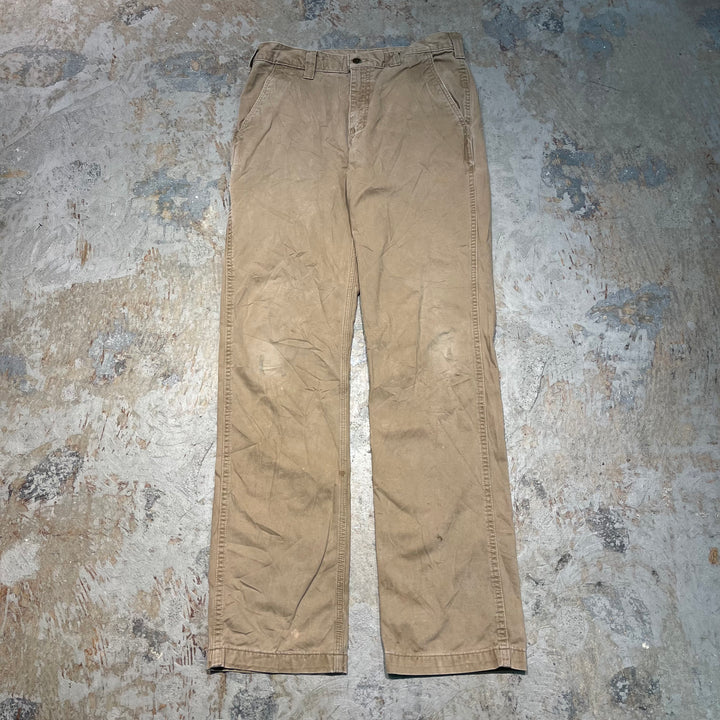 #4514 古着 Carhartt/カーハート/ Duck Painter Pants/ダック地 ペインターパンツ/100095-253/サイズ32×34