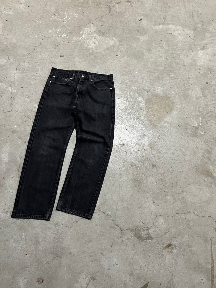 #MA18 古着 Levi's/リーバイス/Black Denim Pants/ブラックデニムパンツ/505/実寸サイズ33×29