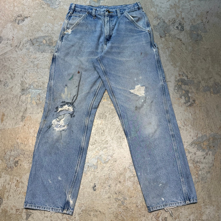 古着 Carhartt/ カーハート/ デニムパンツ/ 実寸サイズ30×30