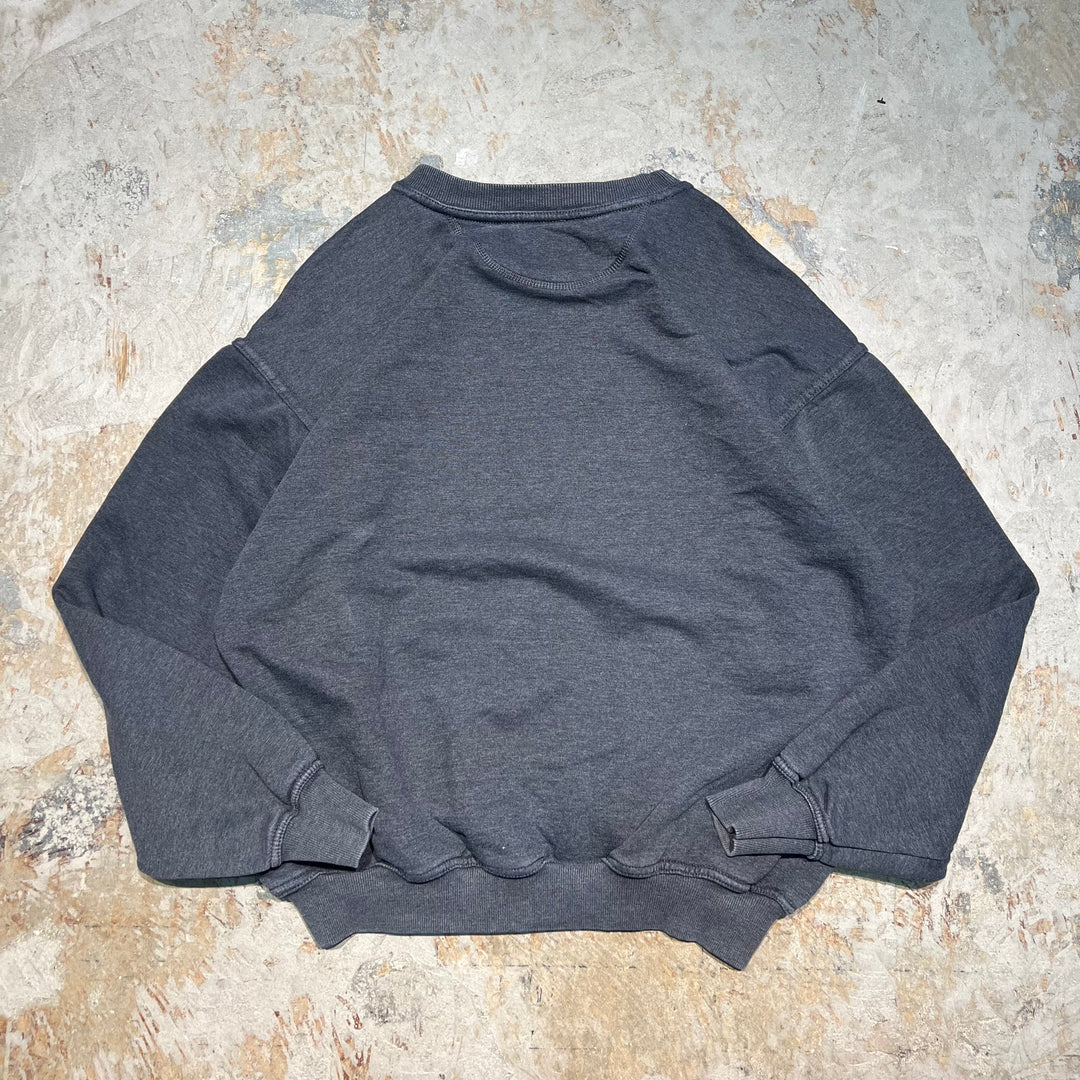 #4045 古着 PLUMA by Russell Athletic/プルーマ ラッセル アスレチック/Crew Neck Blank Sweat Shirt/クルーネックブランクスウェット/サイズXL